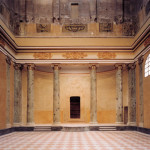 L'interno della Sinagoga a Reggio Emilia