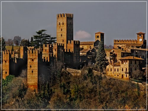 Castell'Arquato, vista sul borgo