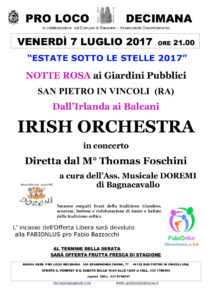 Estate Sotto le Stelle 2017 @ San Pietro in Vincoli (RA) | San Pietro In Vincoli | Emilia-Romagna | Italia