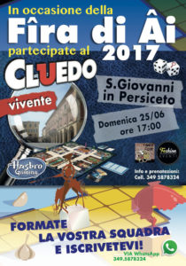 Cluedo Vivente @ San Giovanni in Persiceto (BO) | San Giovanni in Persiceto | Emilia-Romagna | Italia