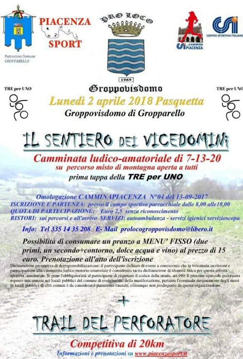 Il Sentiero dei Vicedomini @ Groppovisdomo (PC) | Groppovisdomo | Emilia-Romagna | Italia