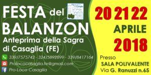 Festa del Balanzon @ Casaglia (FE) | Casaglia | Emilia-Romagna | Italia