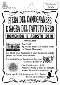 Fiera del Camugnanese e Sagra del Tartufo Nero @ Camugnano (BO) | Camugnano | Emilia-Romagna | Italia