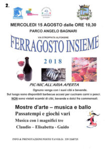 Ferragosto Insieme @ Alfonsine (RA) | Alfonsine | Emilia-Romagna | Italia