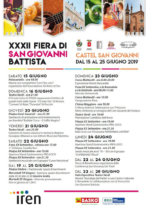 XXXII Fiera di San Giovanni Battista @ Castel San Giovanni (PC)