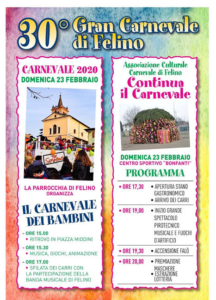 30° Gran Carnevale di Felino @ Felino (PR)