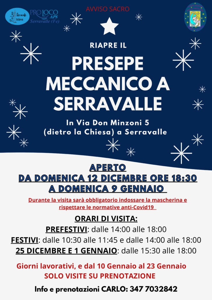 PRESEPE MECCANICO - Serravalle (FE) @ Serravalle (FE)